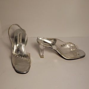 Varsavia Viamara 8.5 M Clear 3" chunk heels